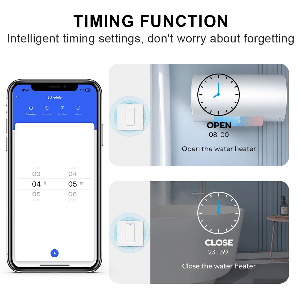 Smart Water Heater Switch/WiFi - Smart Home Sistem ulasan dan harga