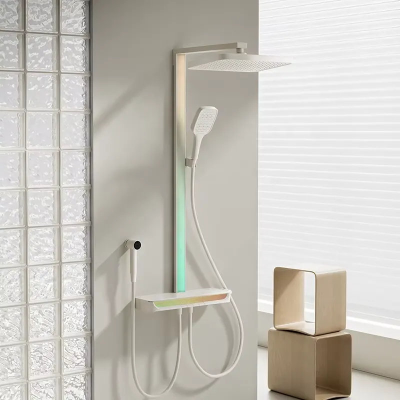 Brass Digital Waterfall Shower - Smart Home ulasan dan harga