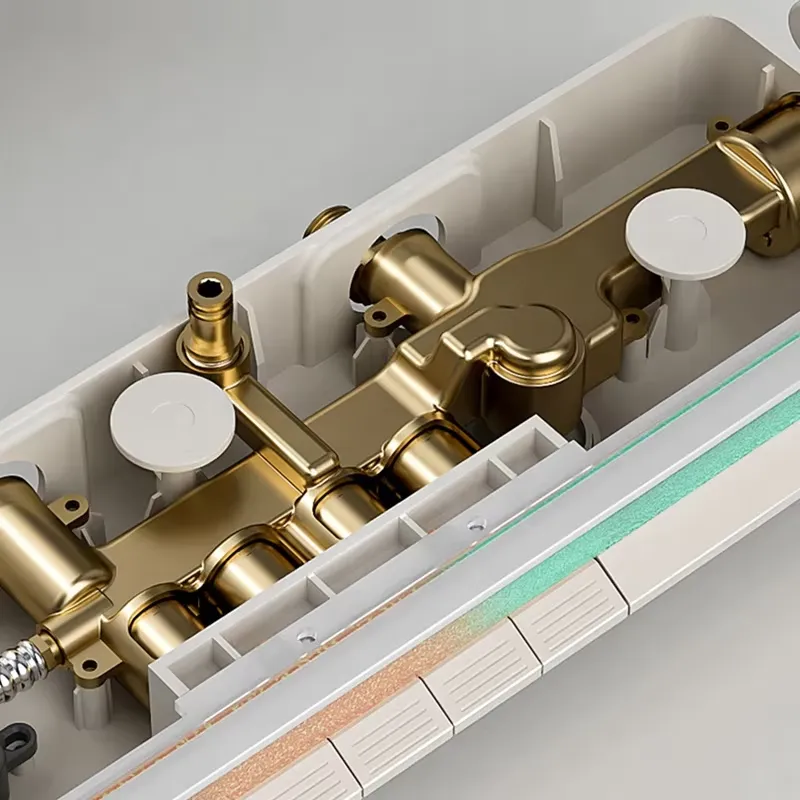 Brass Digital Waterfall Shower - Smart Home ulasan dan harga