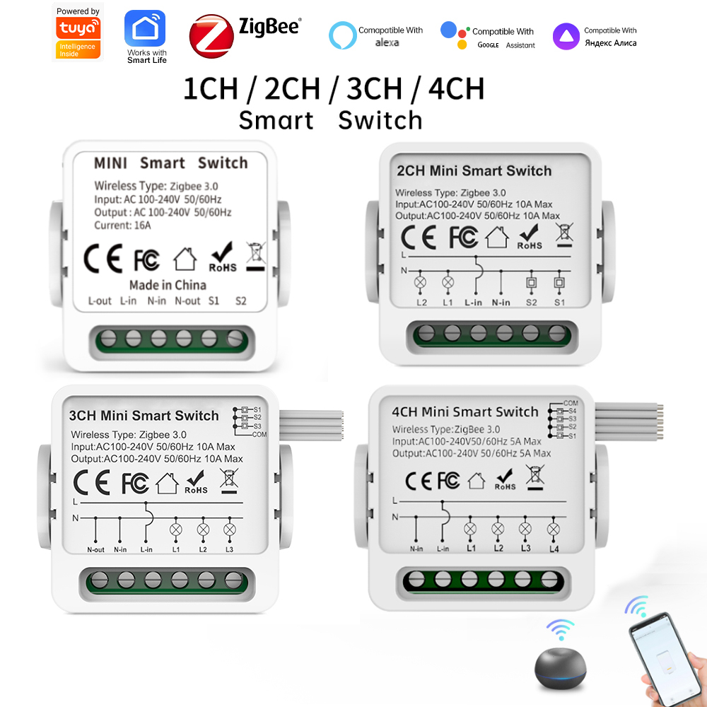 Tuya Zigbee 3.0 Smart Switch 1 - Smart Home Sistem ulasan dan harga