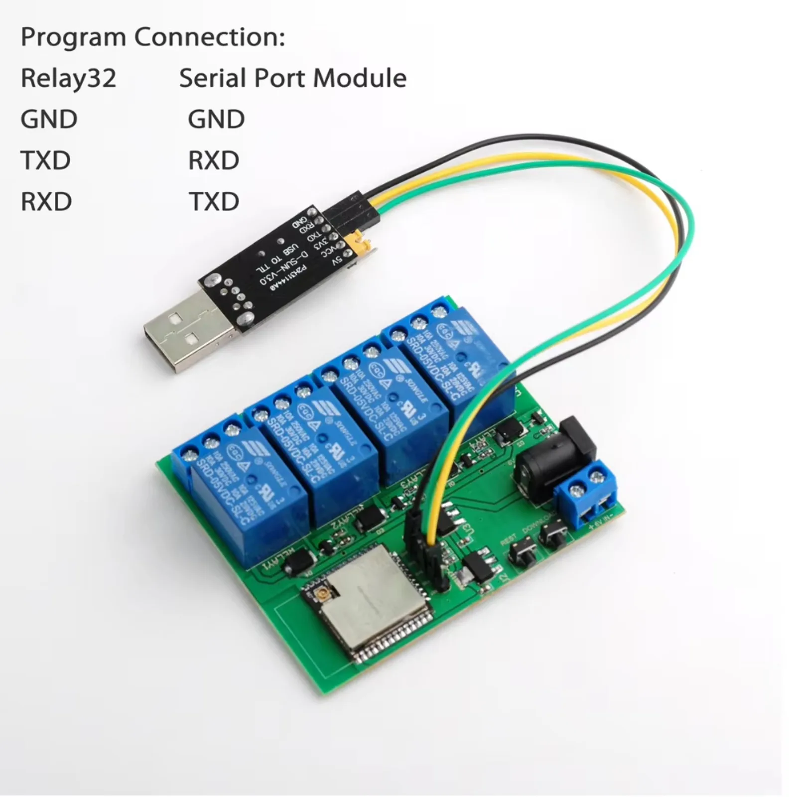 ESP32 4 Channel Wireless Relay - Smart Home Esp32 ulasan dan harga
