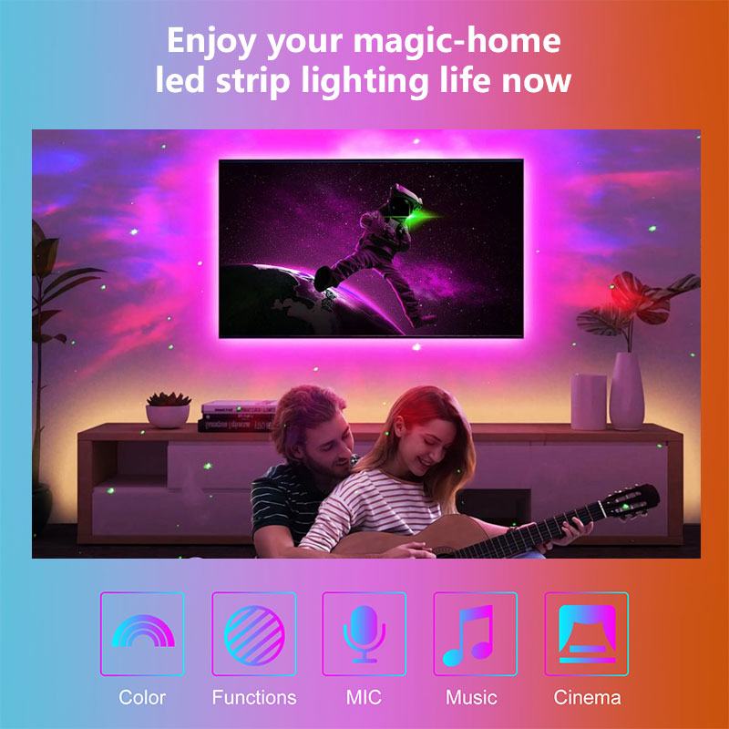 STTL Smart RGB LED TV Strip 2. - Smart Home Usb ulasan dan harga