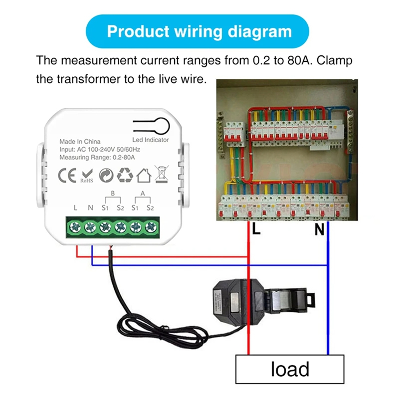 Tuya Wifi Smart Power Meter wi - Smart Home ulasan dan harga
