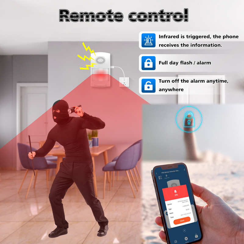 Tuya WiFi Smart Home Burglar A - Smart Home Ir ulasan dan harga