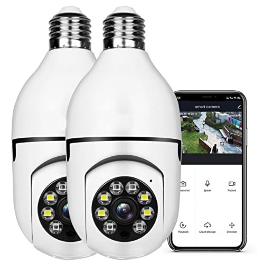 Light Bulb 1080P Security Wire - Smart Home Security ulasan dan harga