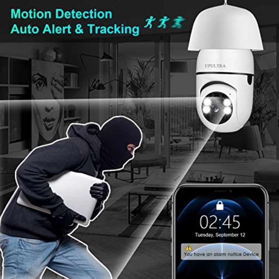 Light Bulb 1080P Security Wire - Smart Home Security ulasan dan harga