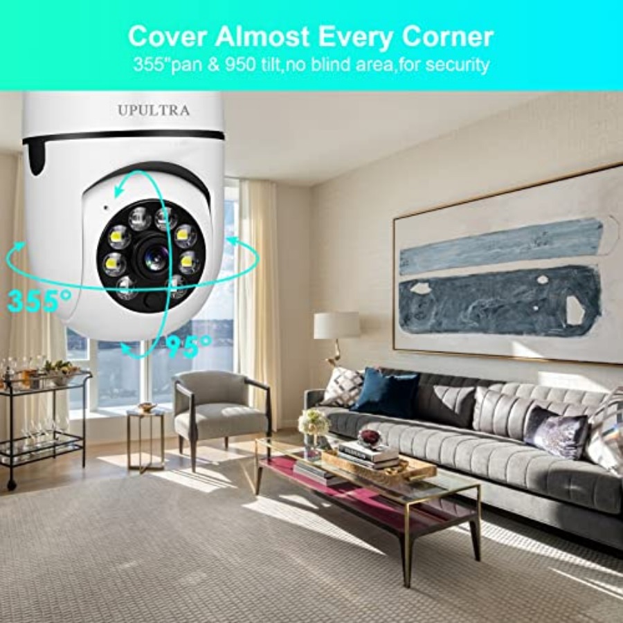 Light Bulb 1080P Security Wire - Smart Home Security ulasan dan harga