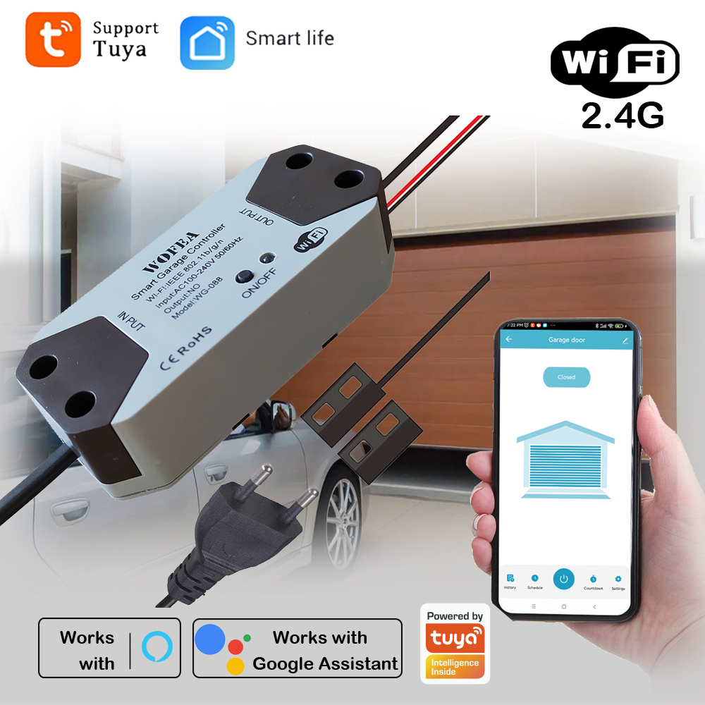 Smart Garage Door Opener Contr - Smart Home Europe ulasan dan harga