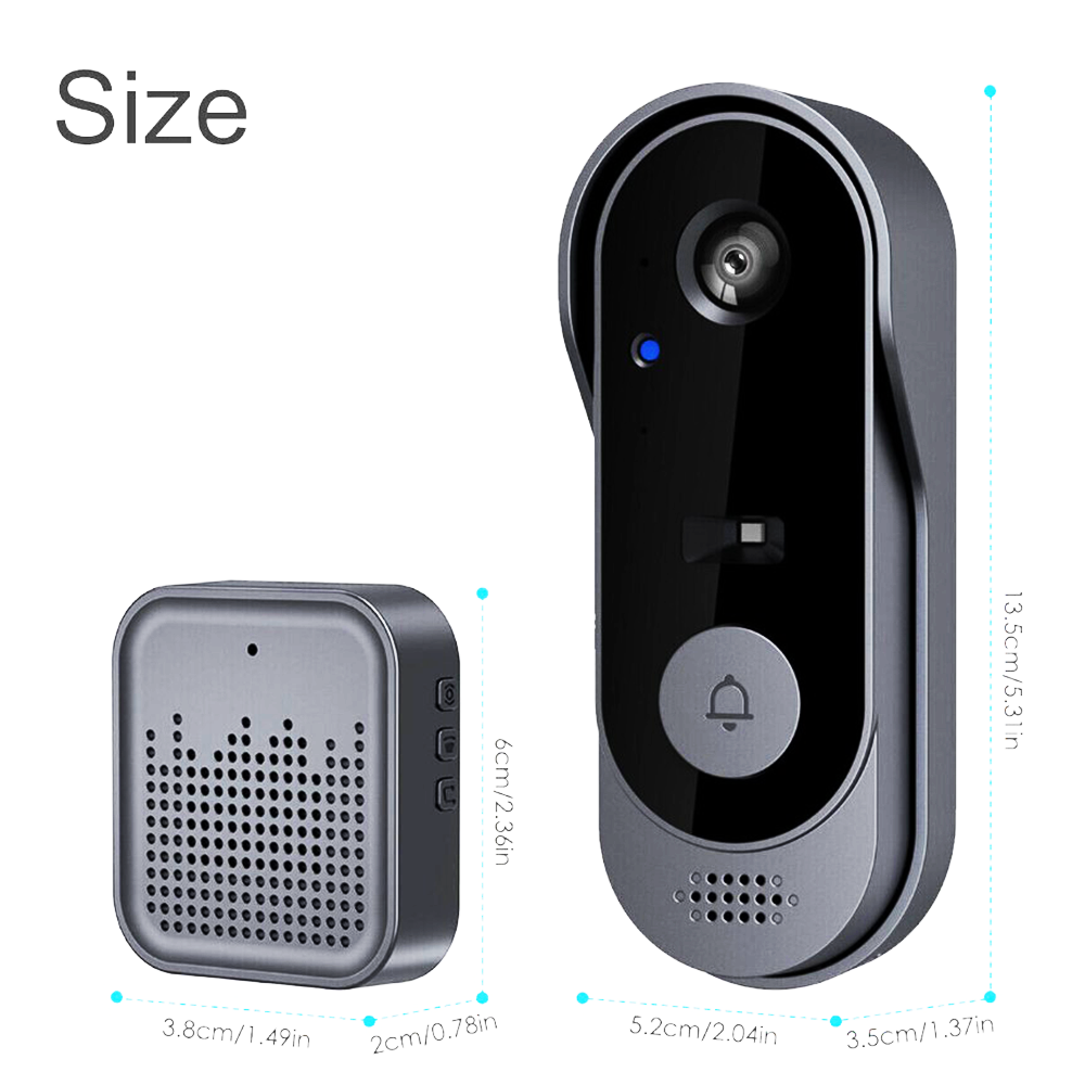 Tuya APP 170Degree Wide Angle  - Wifi Doorbell Camera ulasan dan harga