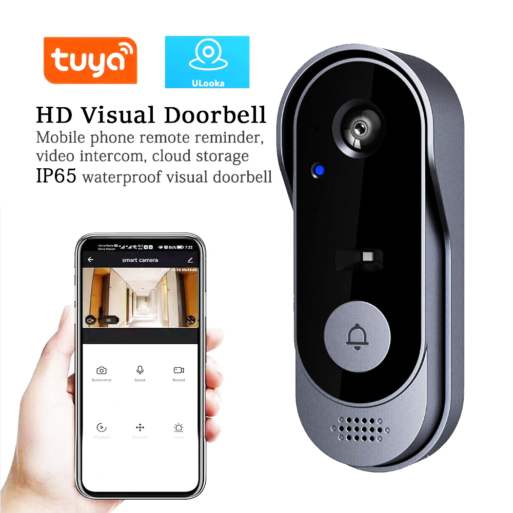 Tuya APP 170Degree Wide Angle  - Wifi Doorbell Camera ulasan dan harga