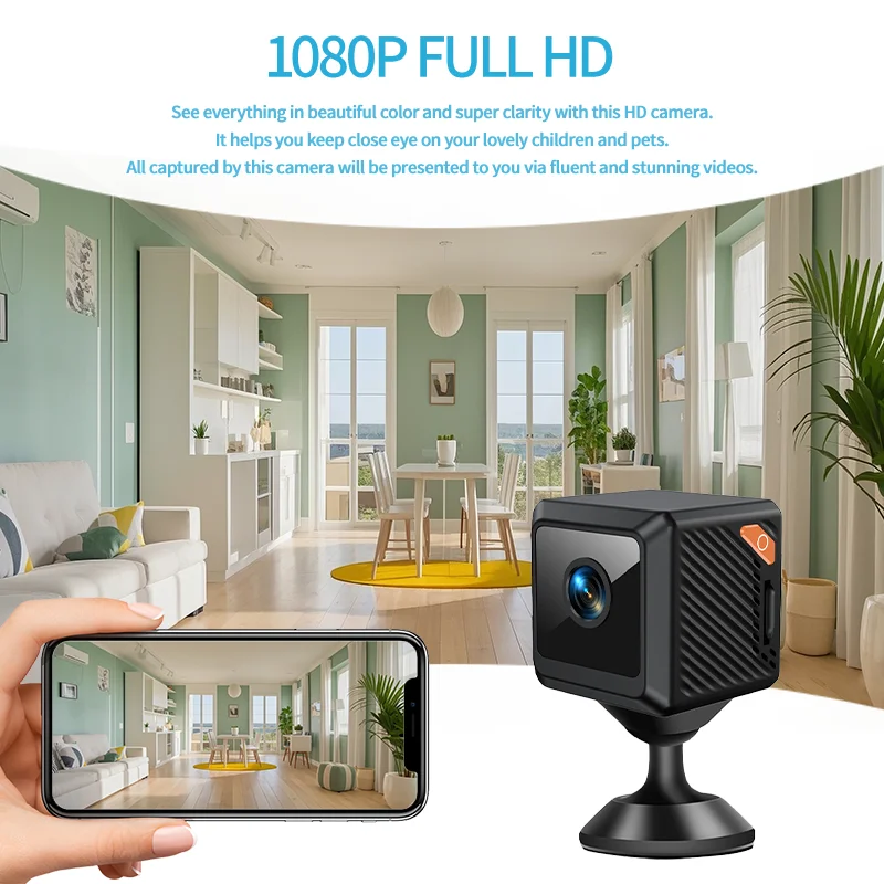 W02 1080P mini security protec - Smart Home Outdoor Camera ulasan dan harga
