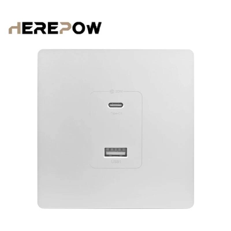 Herepow Wall Power Socket With - Smart Home Or Smart Home ulasan dan harga