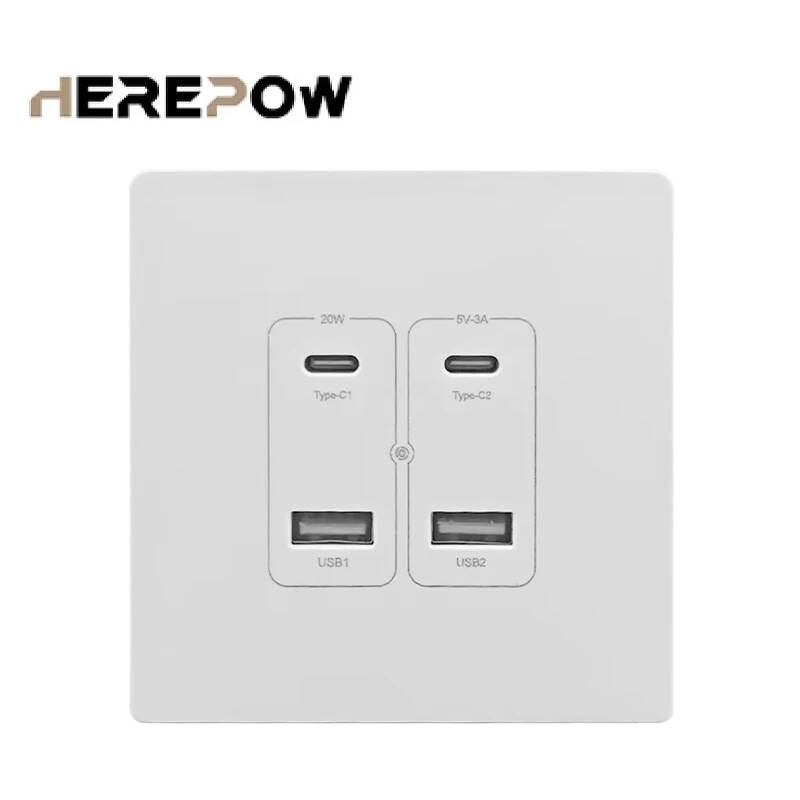 Herepow Wall Power Socket With - Smart Home Or Smart Home ulasan dan harga