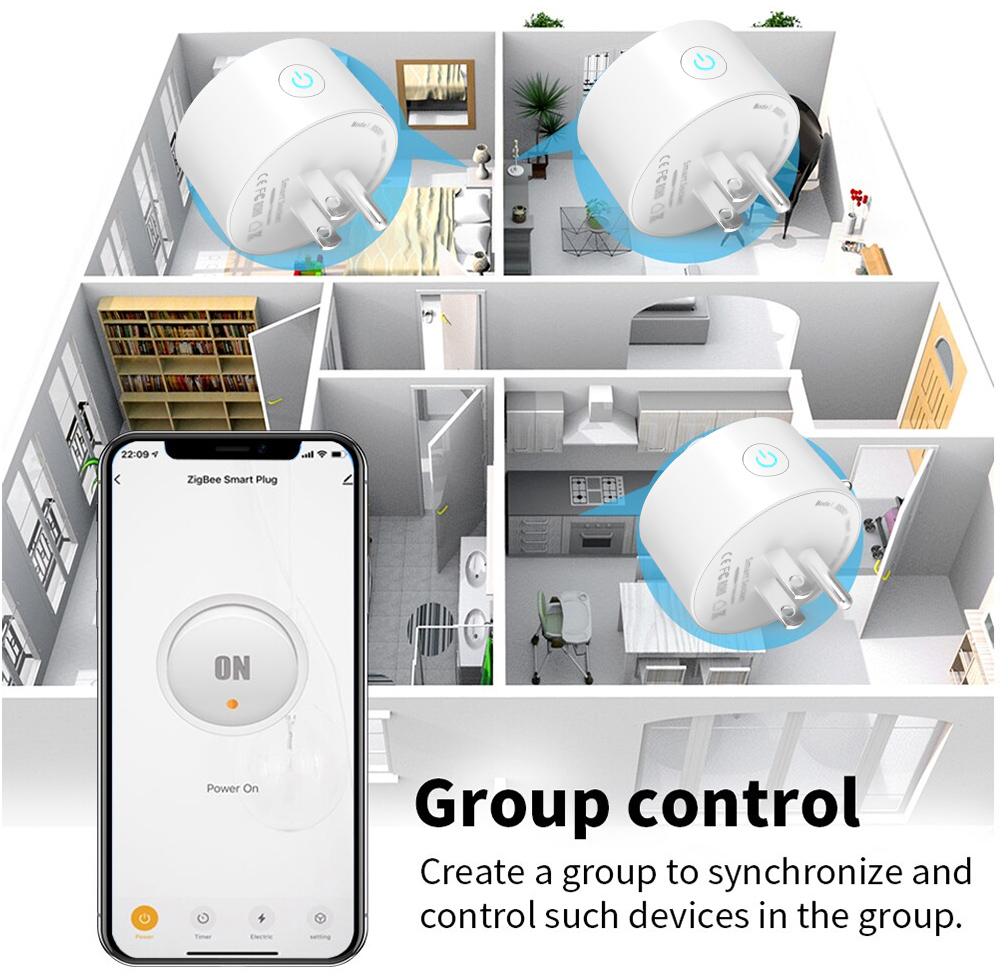 Tuya WiFi Or Zigbee Smart Sock - Smart Home Or Smart Home ulasan dan harga
