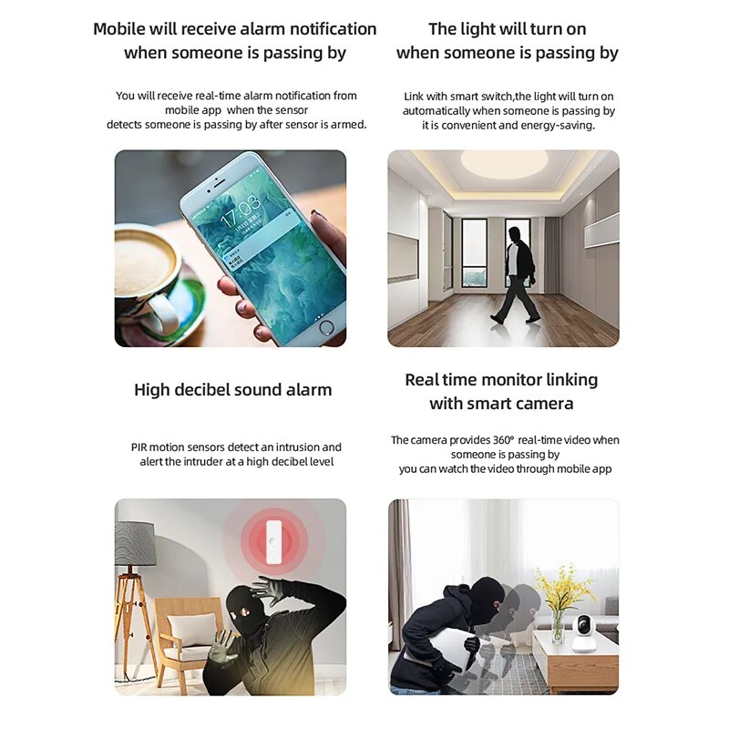 Tuya WiFi Zigbee PIR Motion Se - Smart Home Ir ulasan dan harga