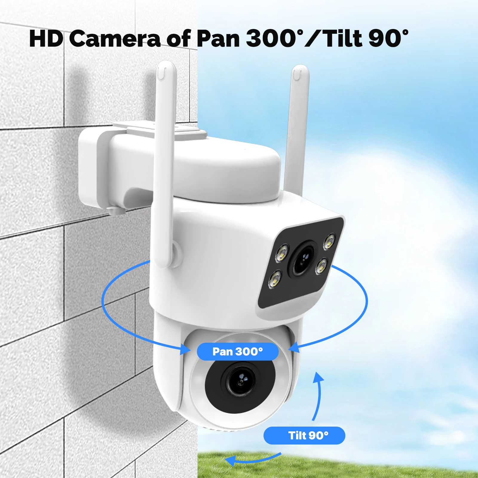 Moes Tuya Smart WiFi Outdoor S - Smart Home Outdoor Camera ulasan dan harga