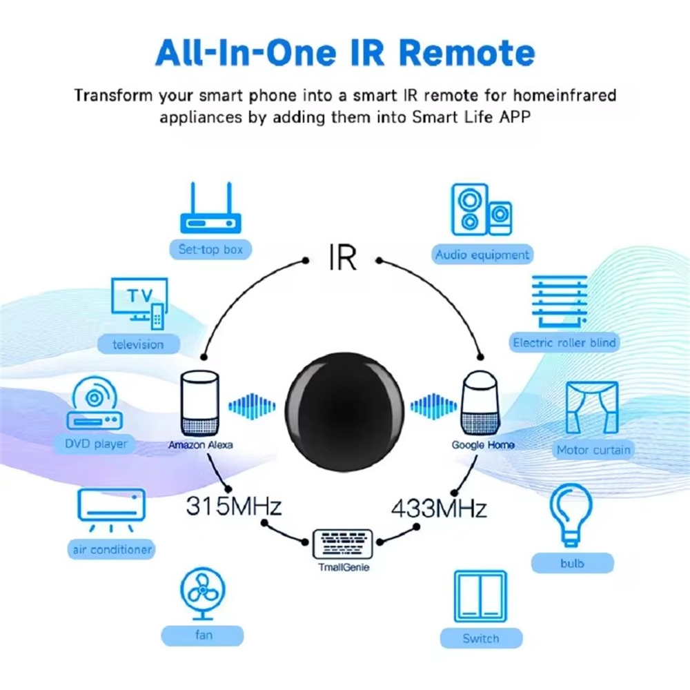 Tuya WiFi Smart IR Remote Cont - Smart Home Ir ulasan dan harga