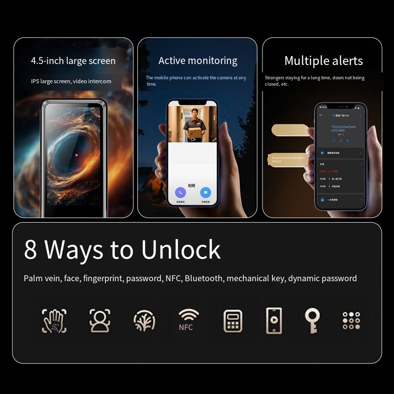 YN S11M Smart Home Digital Ele - Wifi Doorbell Camera ulasan dan harga