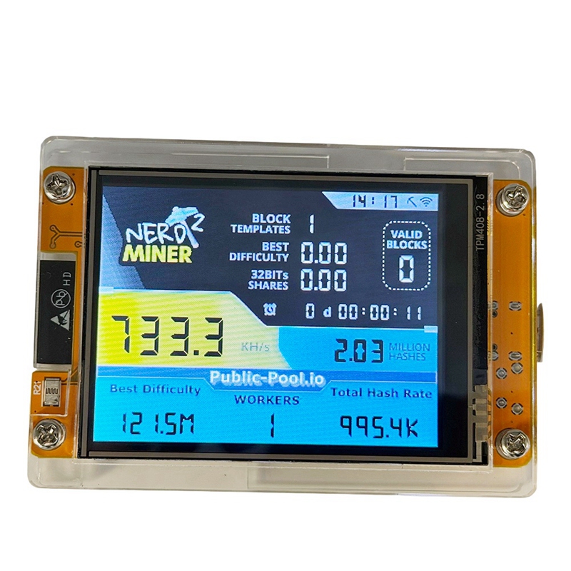 735Kh/S NMMinerNerdMiner Upgra - Upgrade Smart Home ulasan dan harga