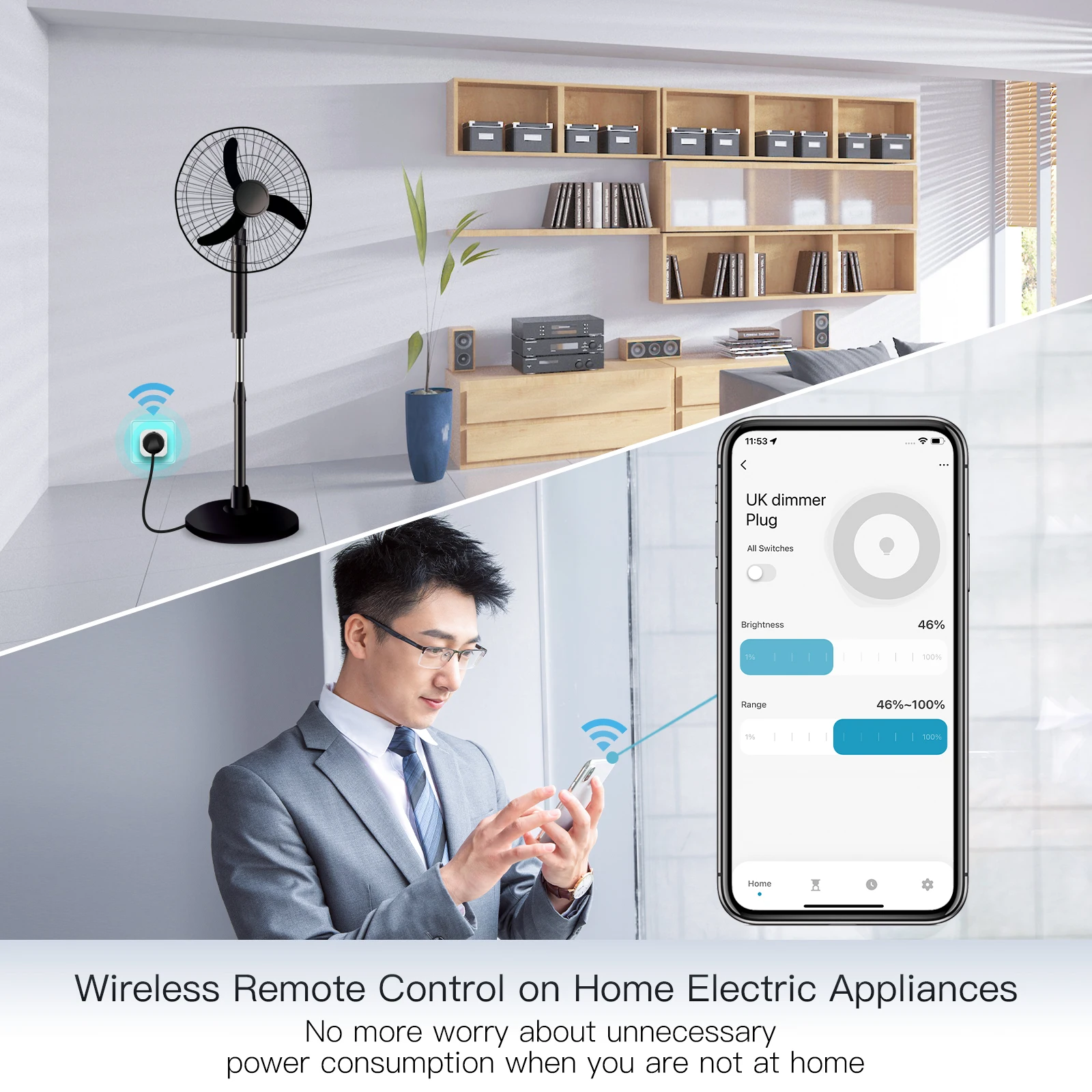 MOES Tuya WiFi Smart Plug Dimm - Smart Home Europe ulasan dan harga