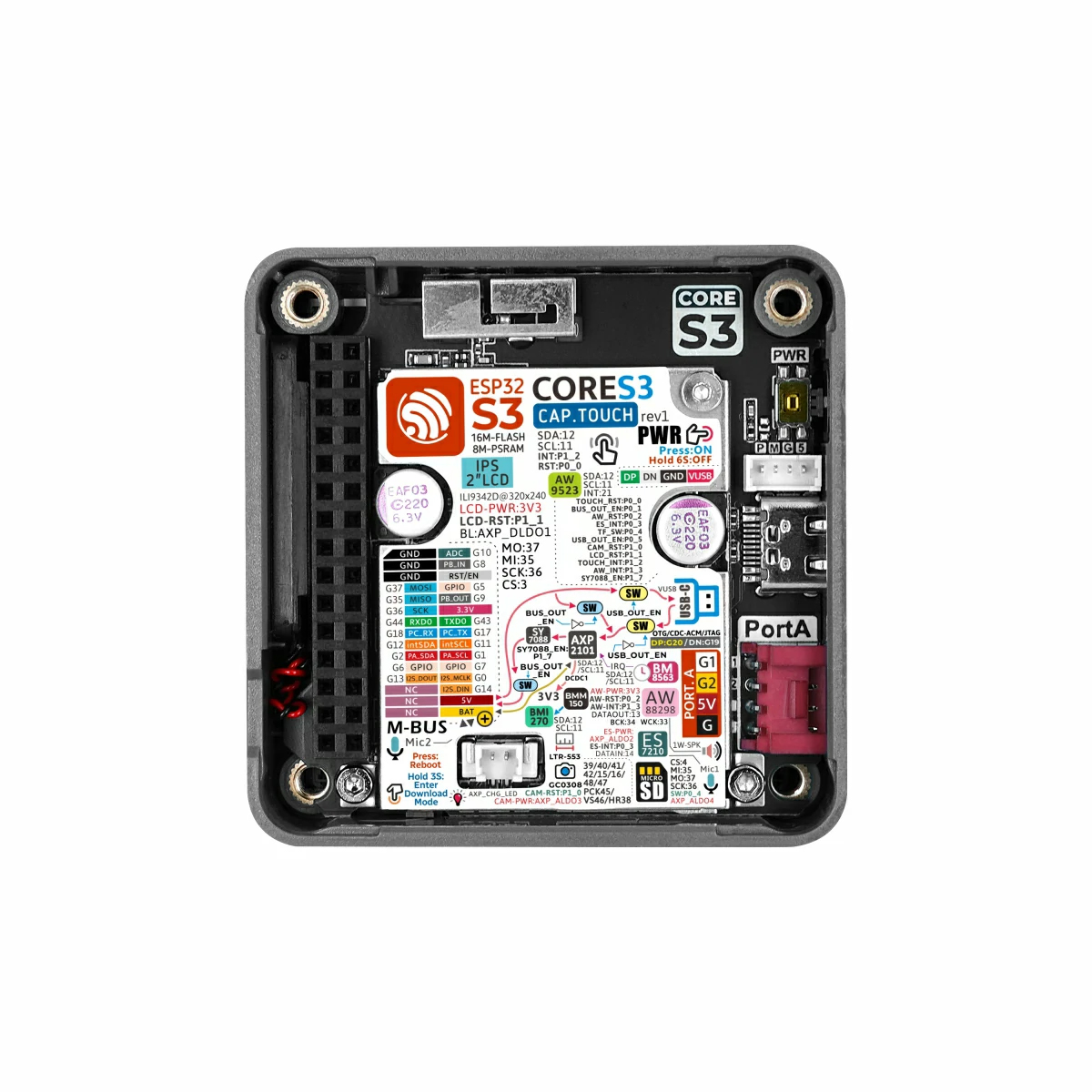 M5Stack CoreS3 Lite Programmab - Smart Home Esp32 ulasan dan harga