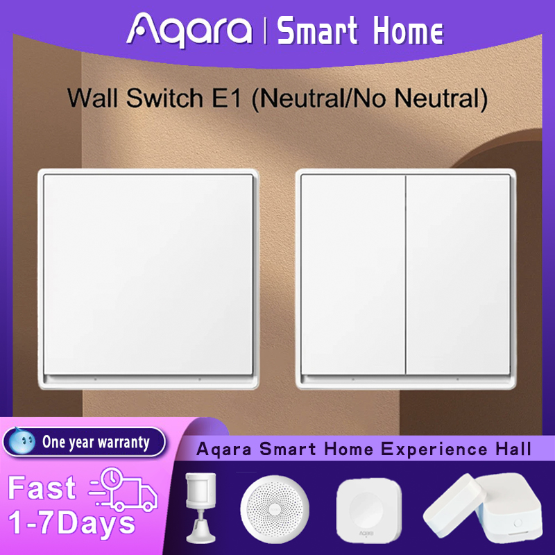 Original Aqara Wall Switch E1  - Smart Home Future ulasan dan harga