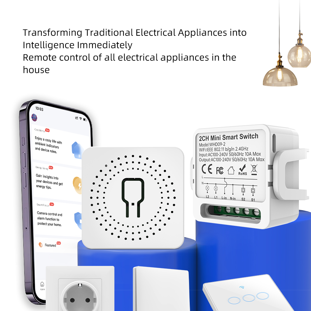 2 Way Tuya Smart Switch 2Gang  - Smart Home Sistem ulasan dan harga