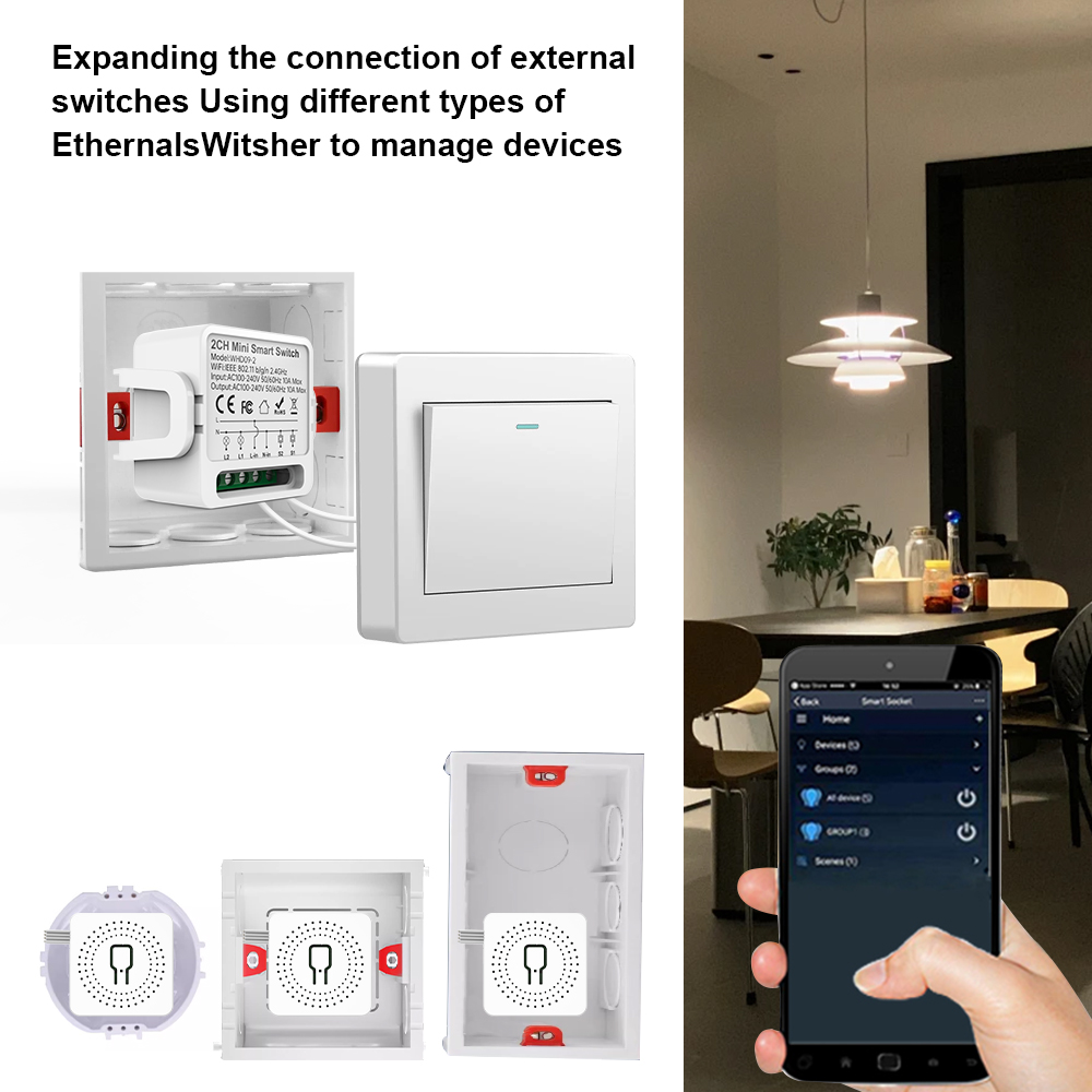 2 Way Tuya Smart Switch 2Gang  - Smart Home Sistem ulasan dan harga