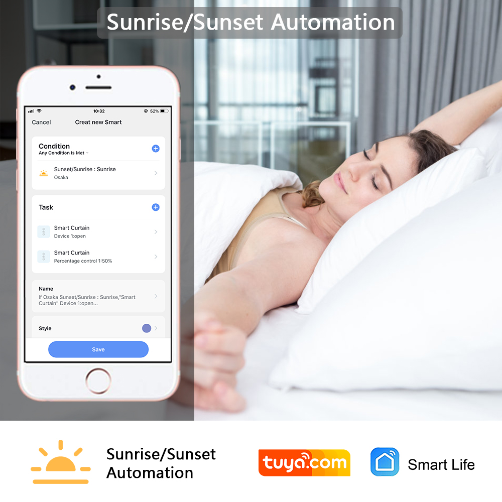Tuya Smart Life ZigBee 3.0 Cur - Smart Home Europe ulasan dan harga
