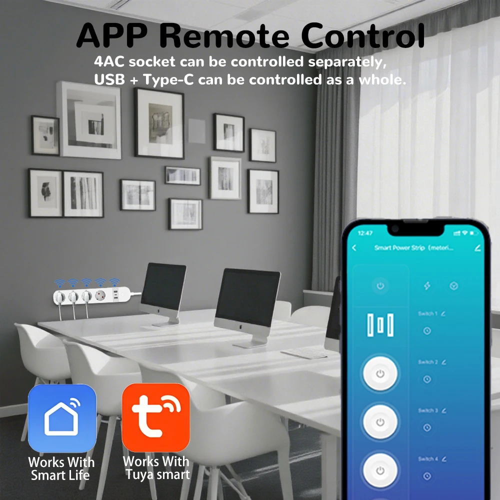 BORUIDAPLS EU Plug WiFi Smart  - Smart Home Or Smart Home ulasan dan harga