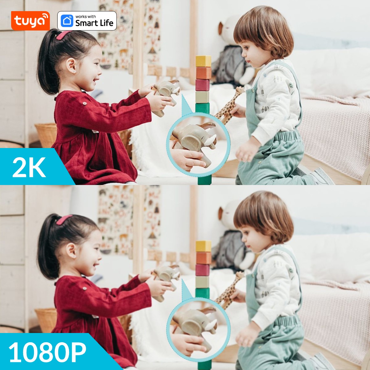 Tuya Smart 3MP HD Indoor Home  - Smart Home Camera Ezviz ulasan dan harga