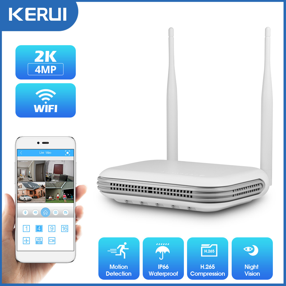 KERUI 2K 4MP Outdoor Full HD S - Smart Home Outdoor Camera ulasan dan harga
