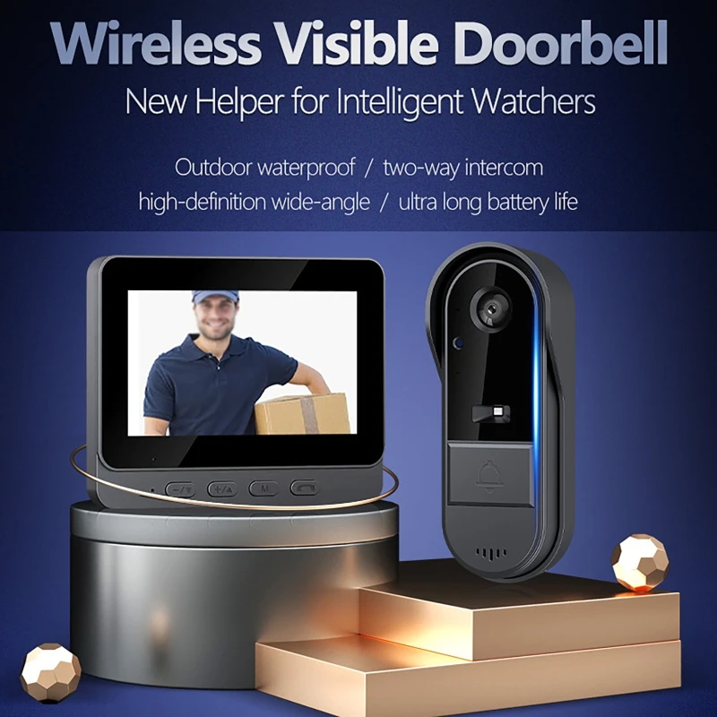 Outdoor Wireless Intercom Door - Smart Home Outdoor Camera ulasan dan harga