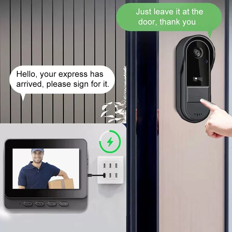 Outdoor Wireless Intercom Door - Smart Home Outdoor Camera ulasan dan harga