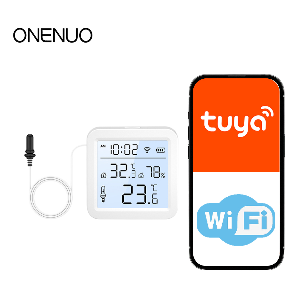 WiFi Humidity Temperature Sens - Smart Home Project ulasan dan harga