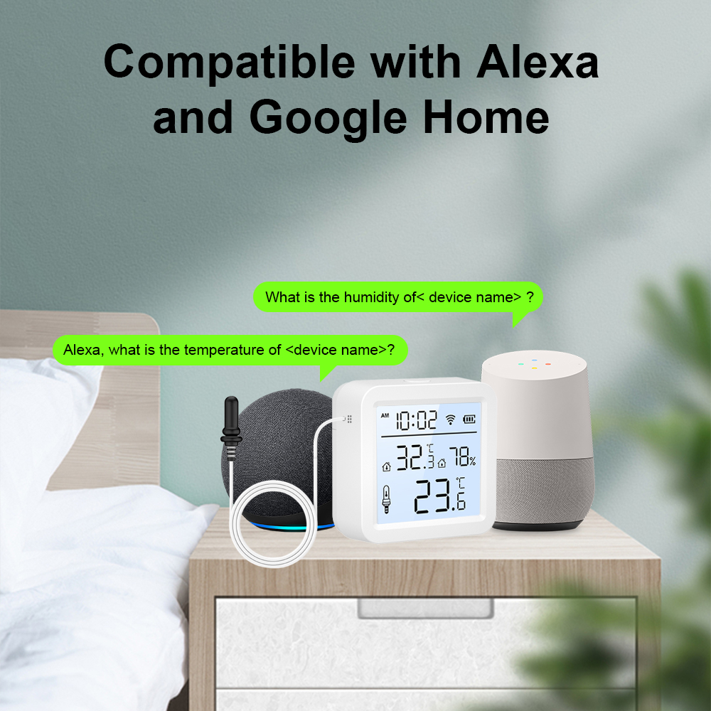 WiFi Humidity Temperature Sens - Smart Home Project ulasan dan harga