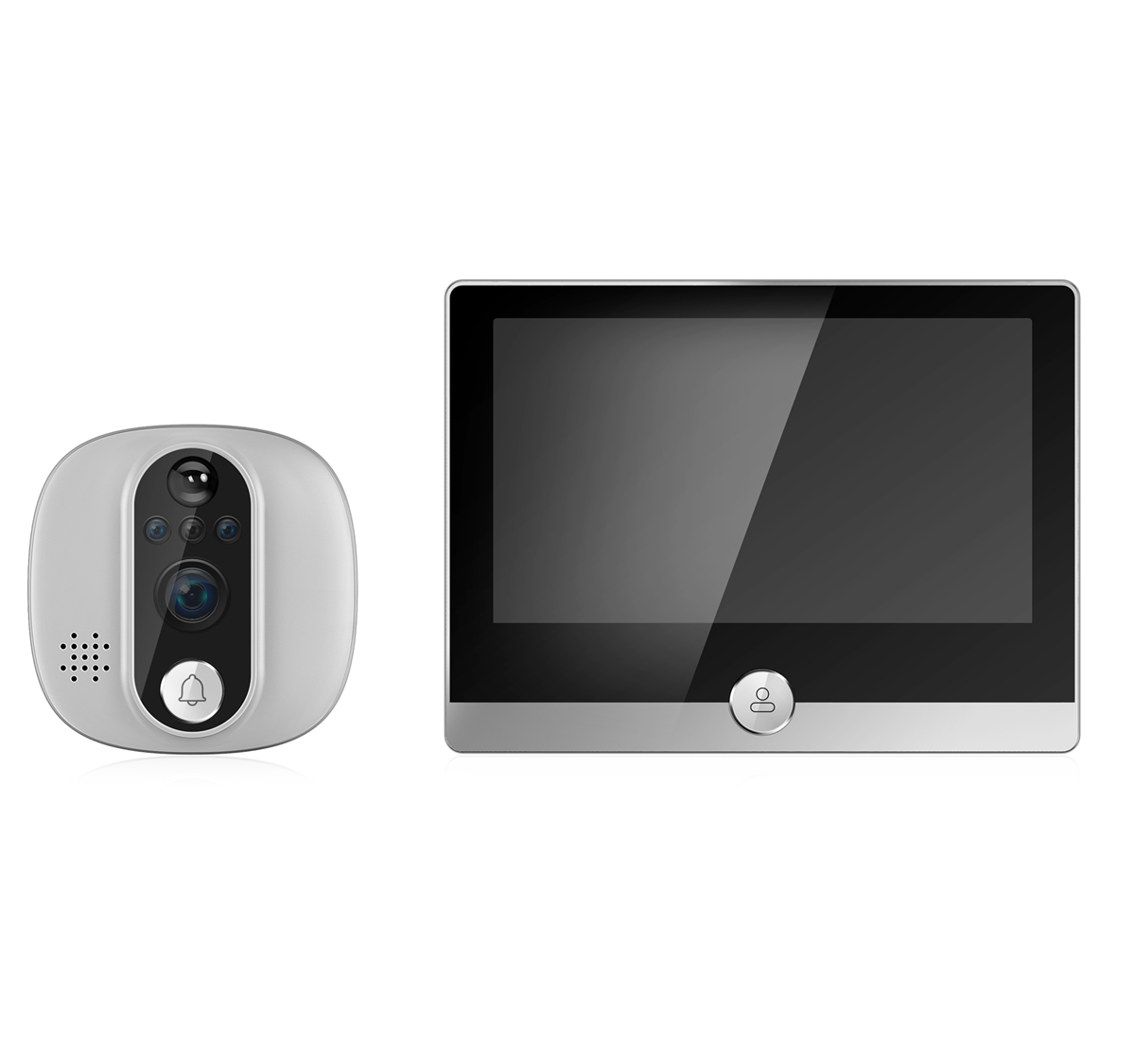 4.3 Inch IPS Screen 2MP 1080P  - Wifi Doorbell Camera ulasan dan harga
