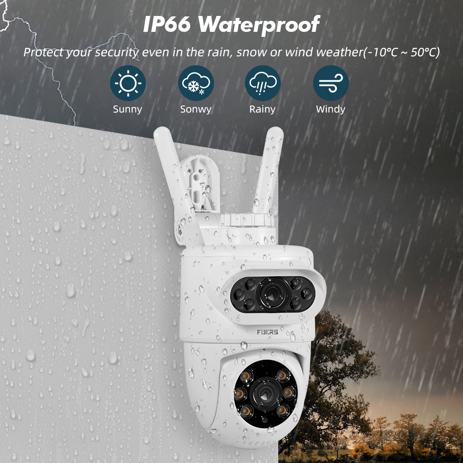 FUERS 5K 10MP Dual Lens IP Cam - Smart Home Camera Ezviz ulasan dan harga