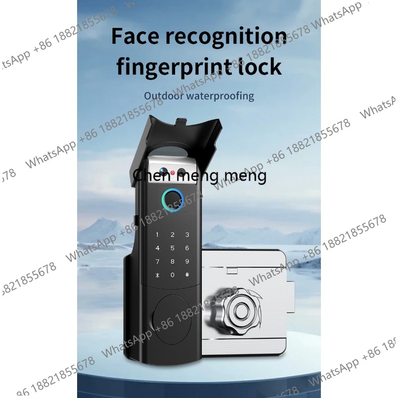 Waterproof Rim Lock Fingerprin - Wifi Doorbell Camera ulasan dan harga