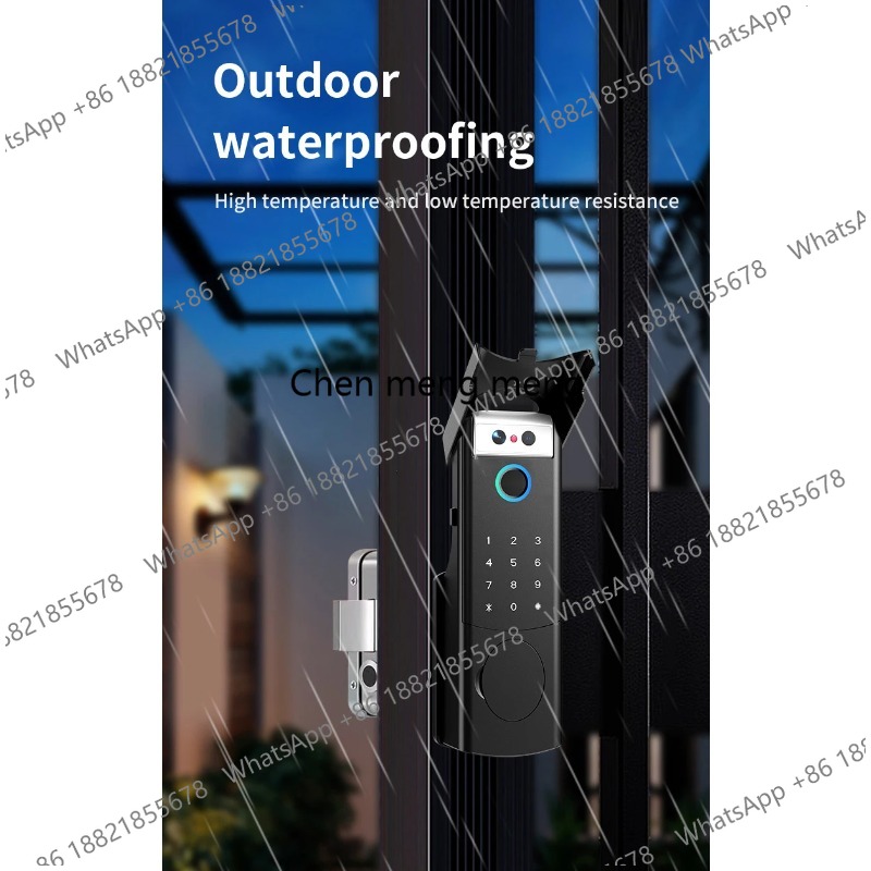 Waterproof Rim Lock Fingerprin - Wifi Doorbell Camera ulasan dan harga