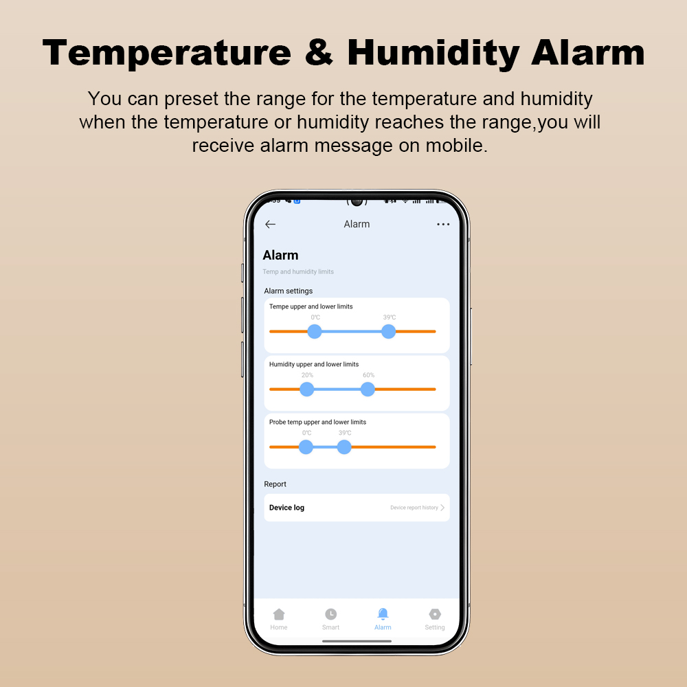 2026 New Tuya WiFi Humidity Te - Smart Home Project ulasan dan harga