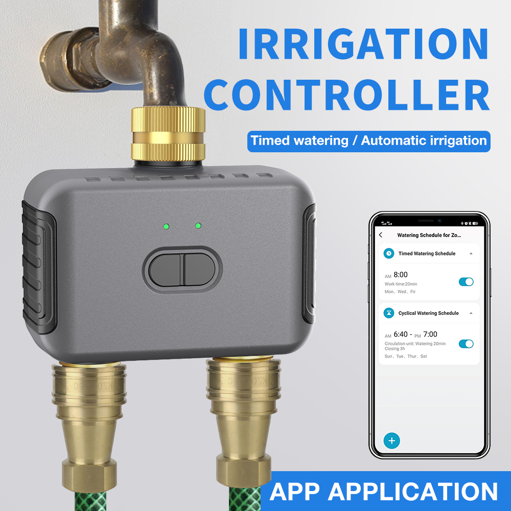 Tuya 2 Zone Watering Timer Gar - Smart Home Sistem ulasan dan harga