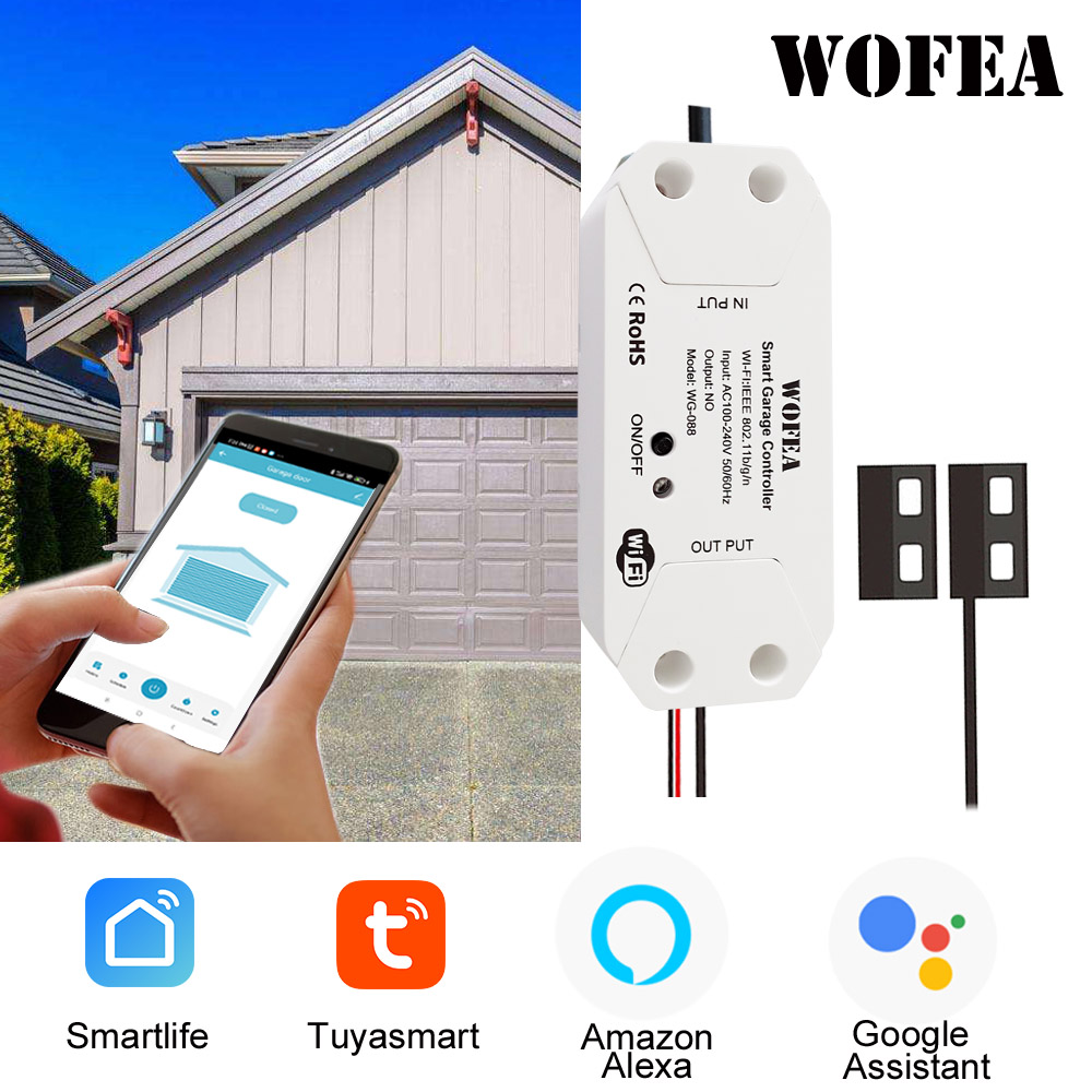 Wofea Tuya Smart WIFI 2.4G Gar - Smart Home Europe ulasan dan harga