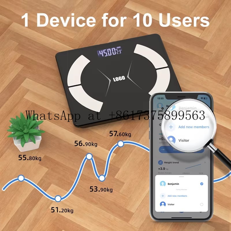 Smart Digital Body Scale with  - Smart Home Wellness ulasan dan harga