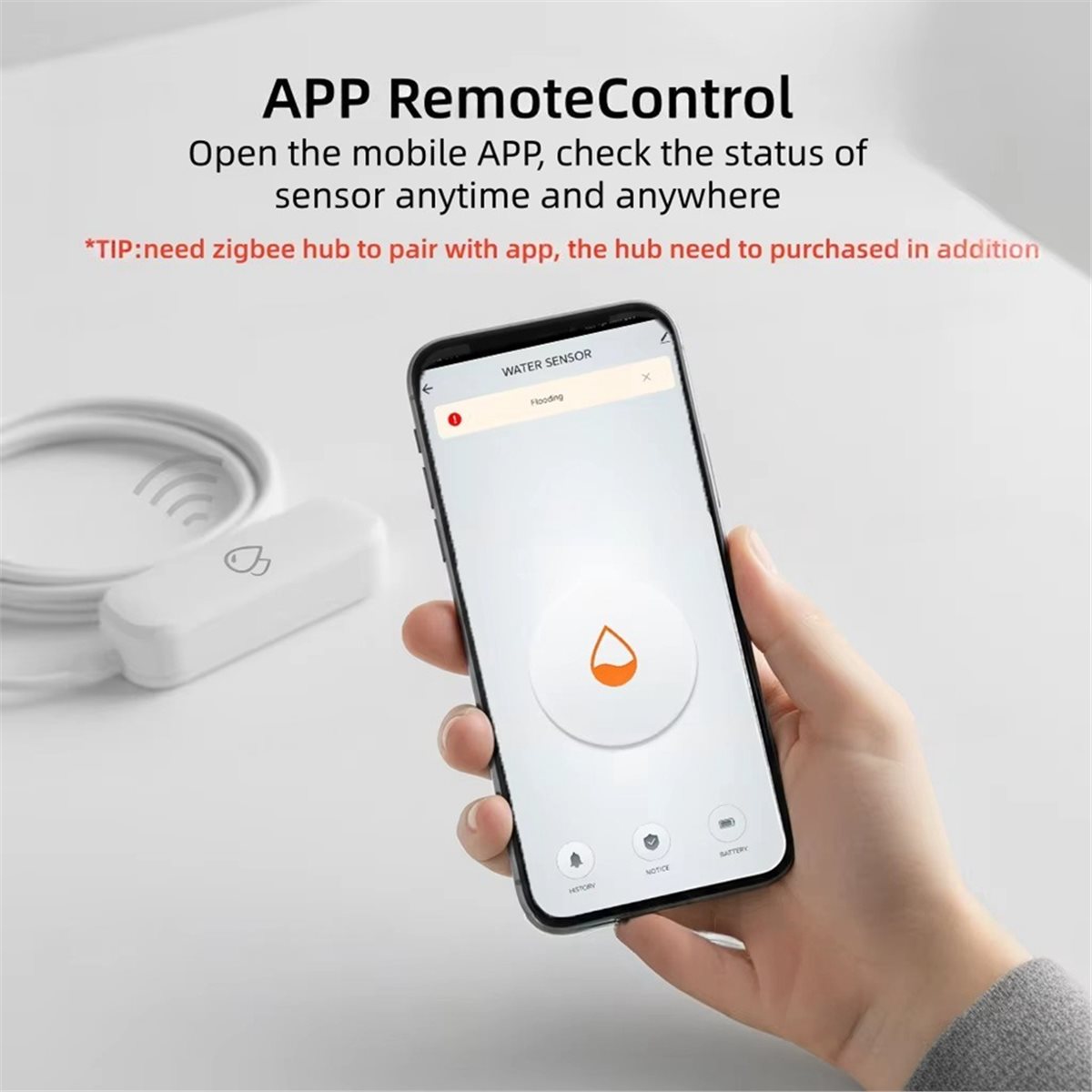 Compatible ZigBee Water Leak S - Smart Home Security ulasan dan harga
