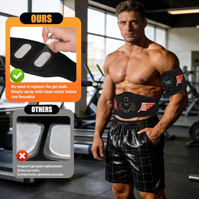 USB Recharge EMS Muscle Toner  - Smart Home Usb ulasan dan harga